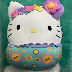 Hello Kitty Floral Squishmallow